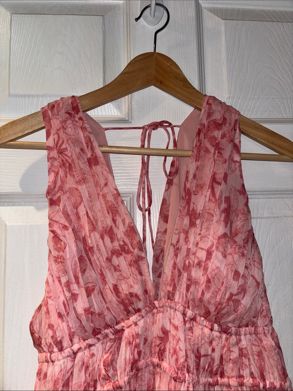 Abercrombie & Fitch Ruched Flowy Maxi Dress - Picture 5 of 16